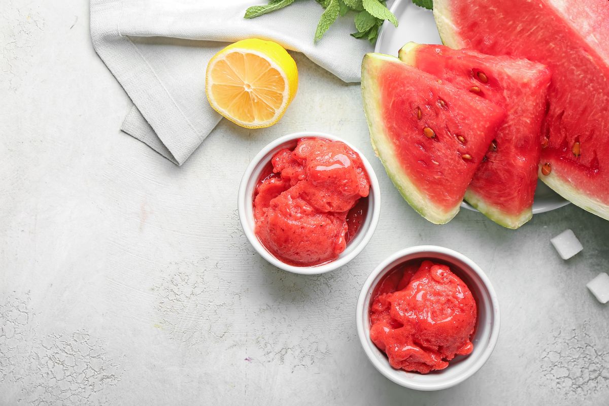 Thermomix watermelon sorbet