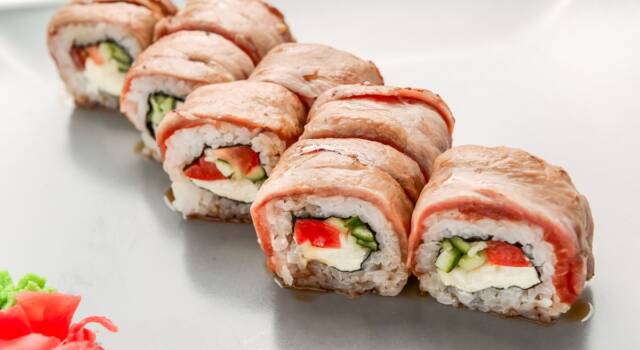 L’originale ricetta per un ottimo sushi di carne fatto in casa