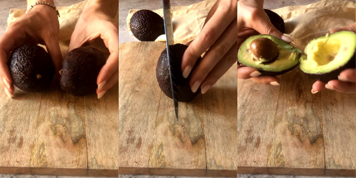 Open avocados