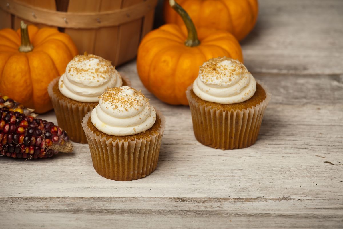 Pumpkin cupcake