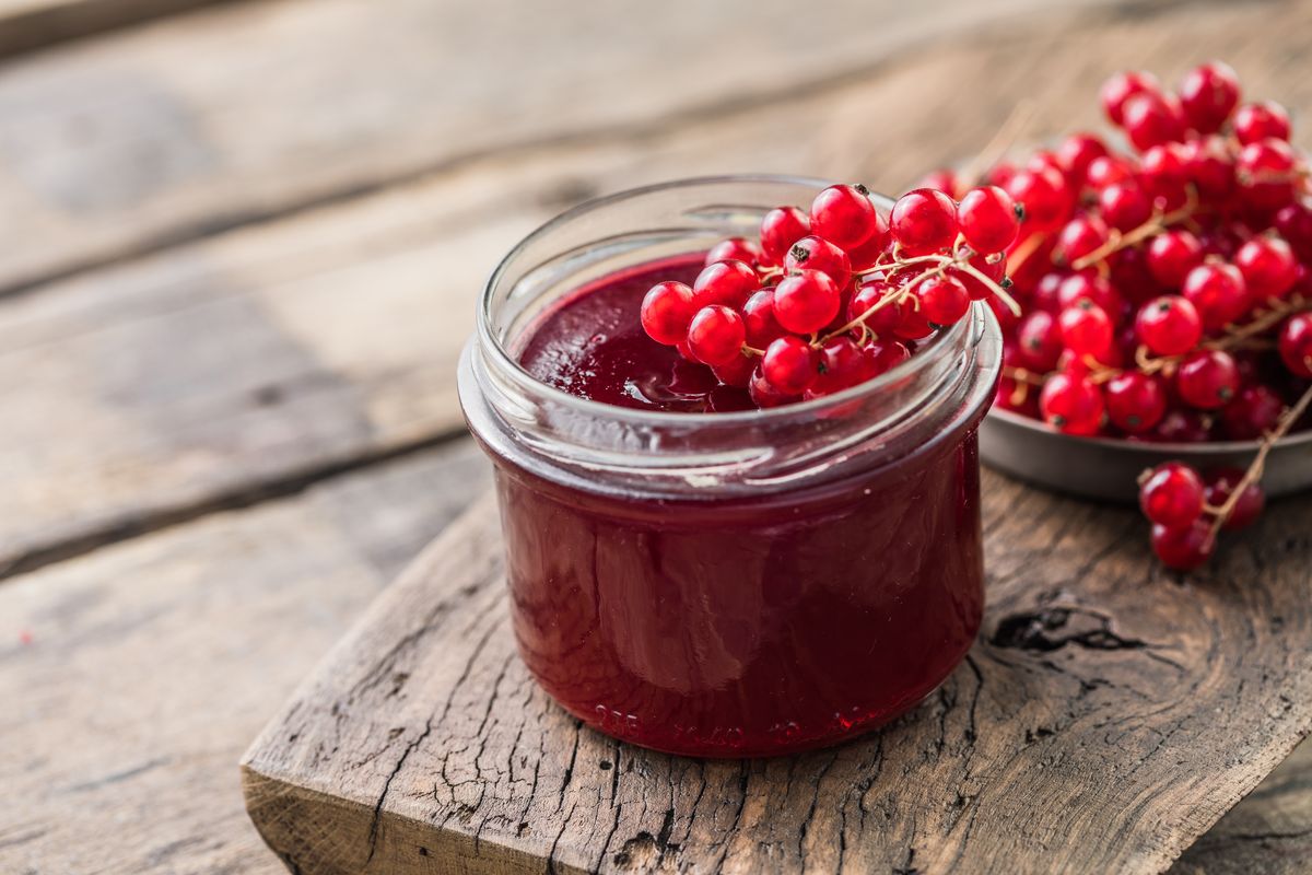 Marmellata di mirtilli rossi