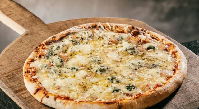 Pizza al gorgonzola: la preferite semplice, con le cipolle o con le noci?
