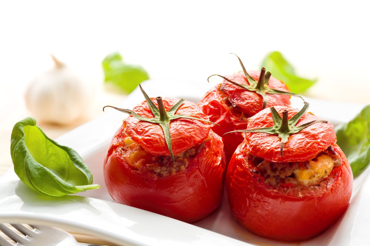 stuffed tomatoes with meat