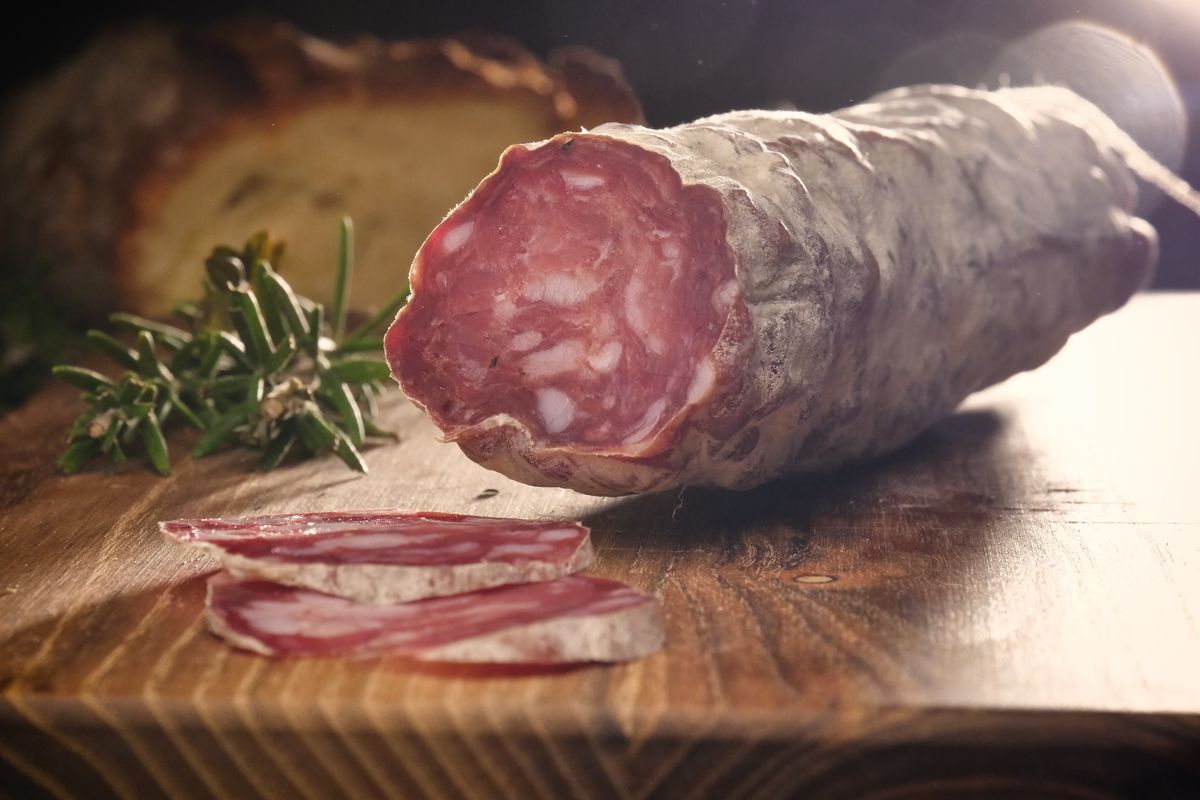 homemade salami