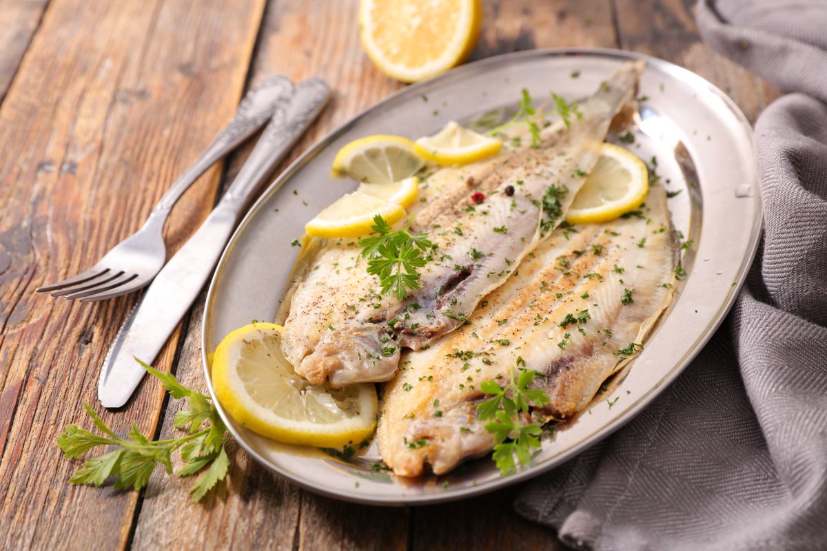 sole with lemon