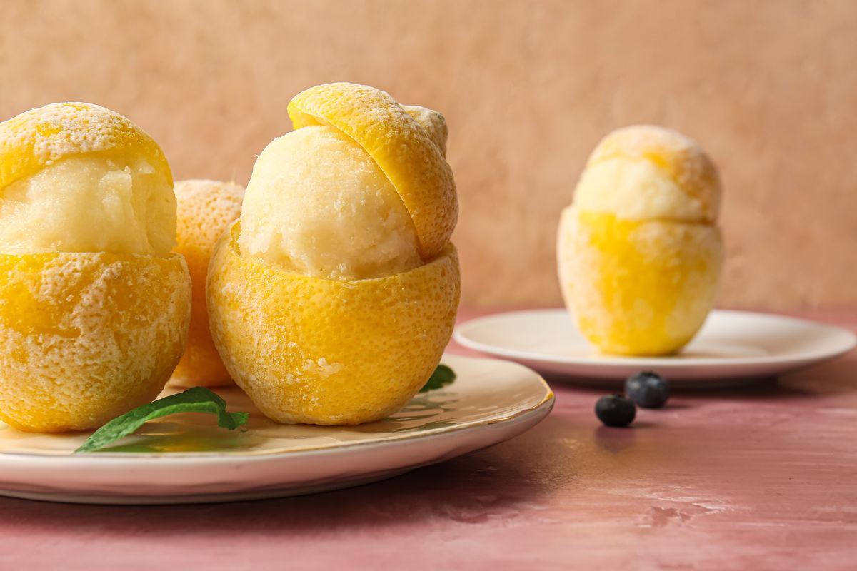 sorbetto al limone Bimby