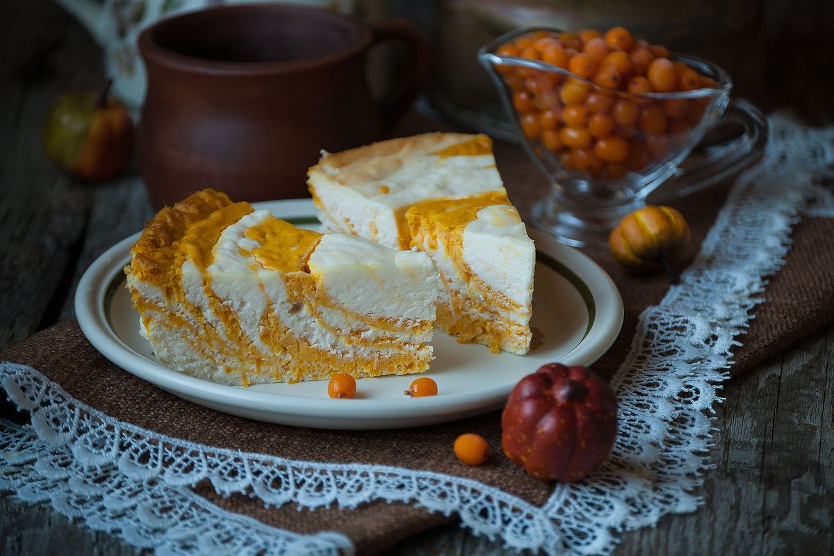 pumpkin and ricotta pie