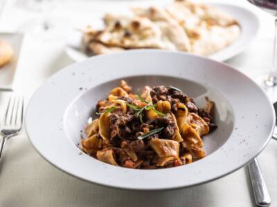 Pappardelle al ragù di cervo