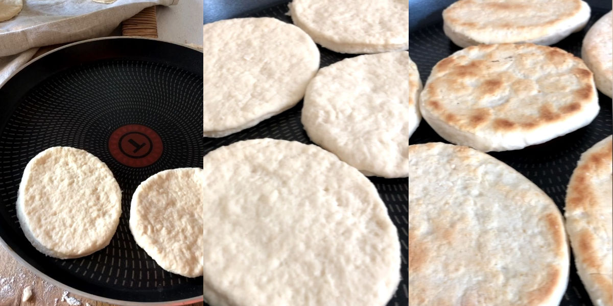 Bake scones in pan