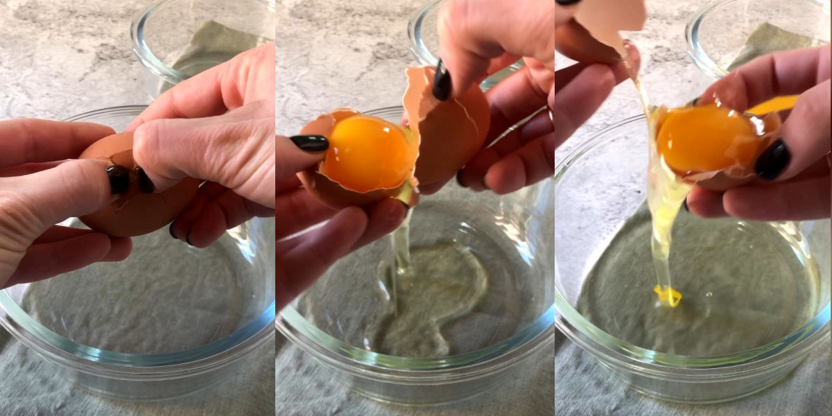 Divide the yolks from the whites