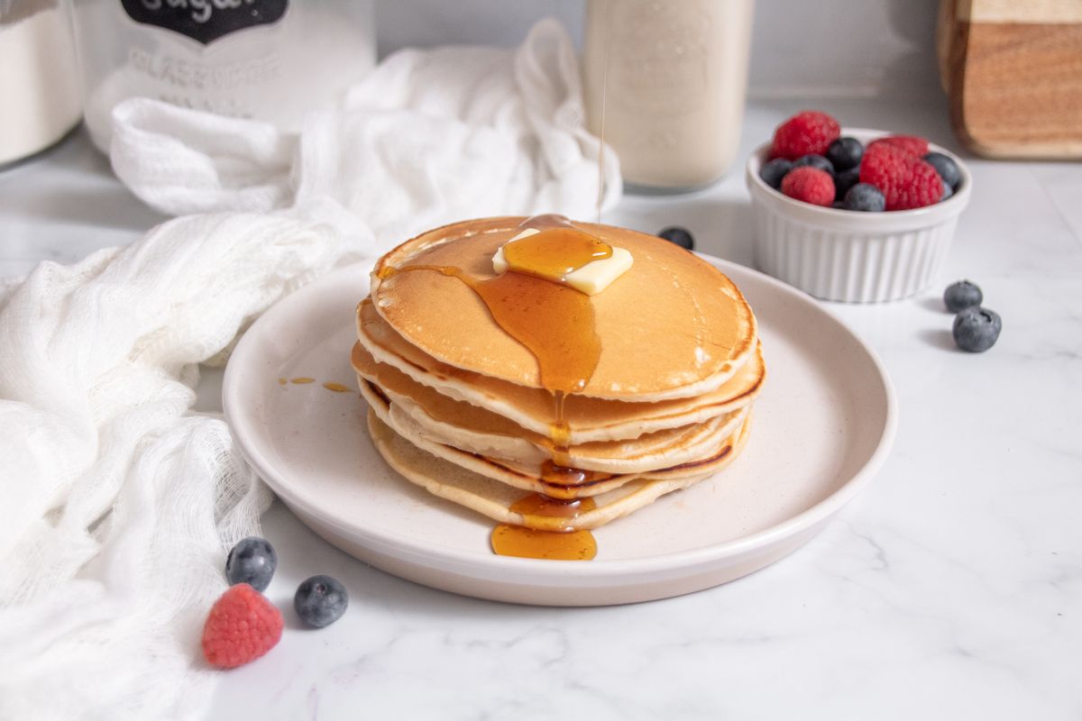 Eggless pancakes