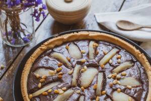 Crostata pere e cioccolato