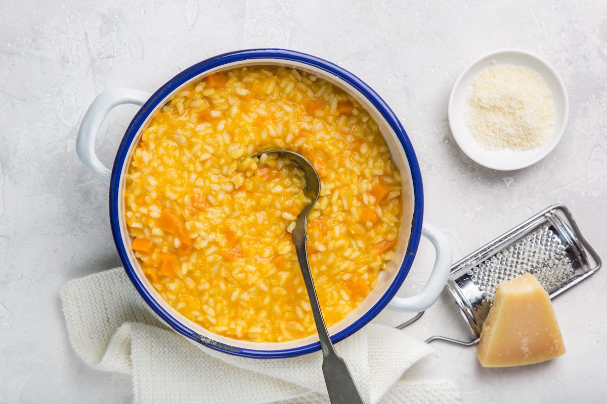 Pumpkin risotto with Thermomix