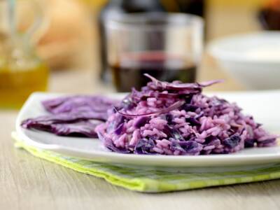 Colorato e delizioso, servite un risotto con cavolfiore viola!