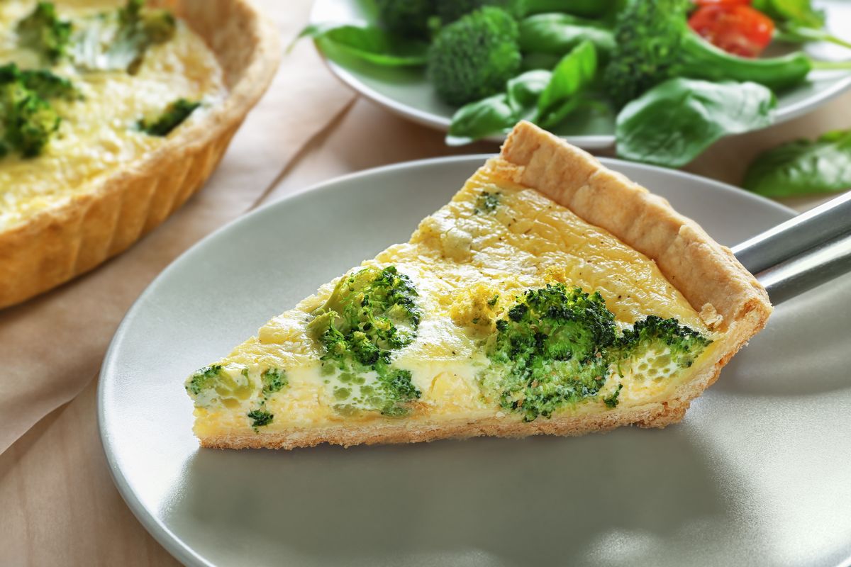 Savory broccoli pie