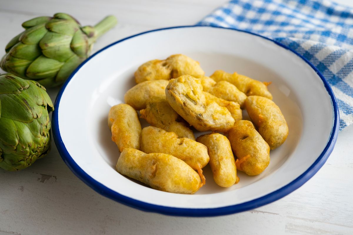 artichokes in batter