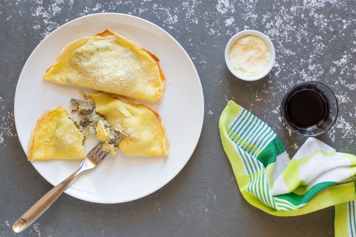 artichoke crepes