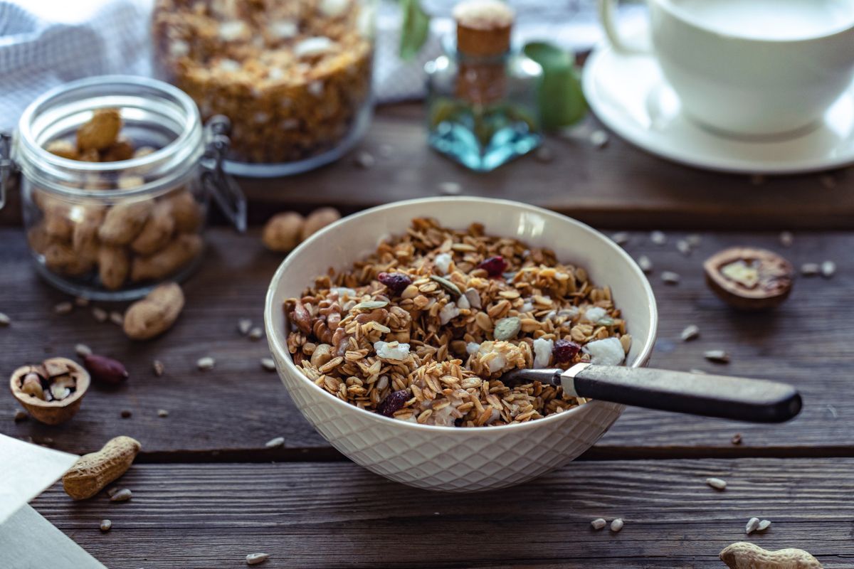 granola in padella