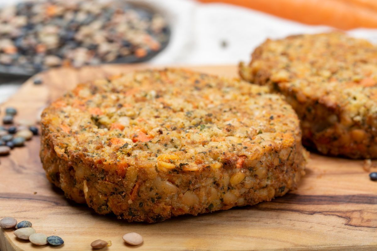 Lentil burger