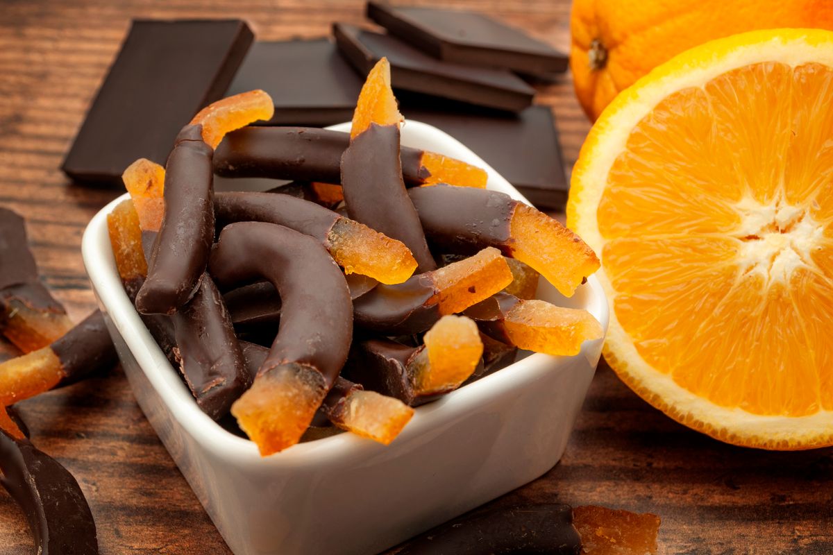 chocolate orange peel