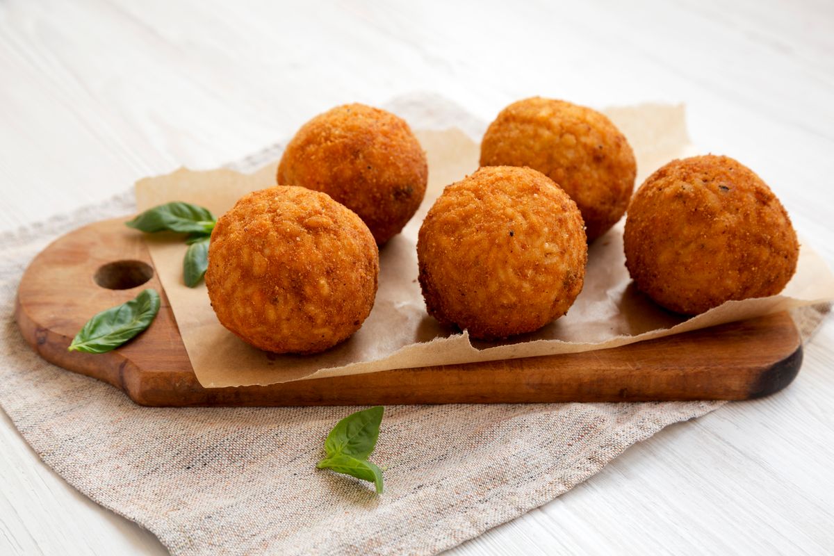 spaghetti arancini