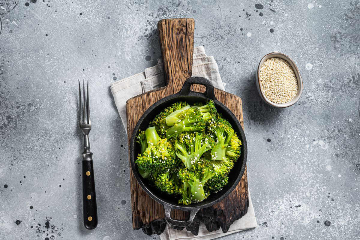 stewed broccoli