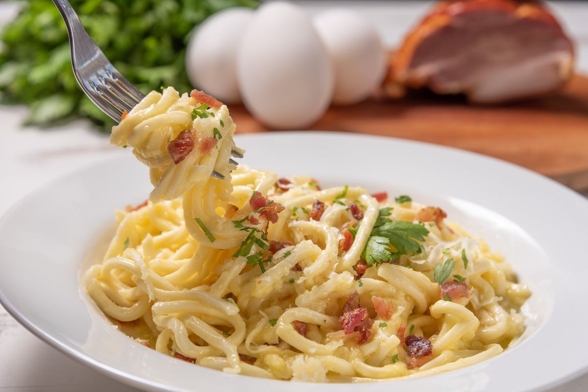 carbonara by Bruno Barbieri