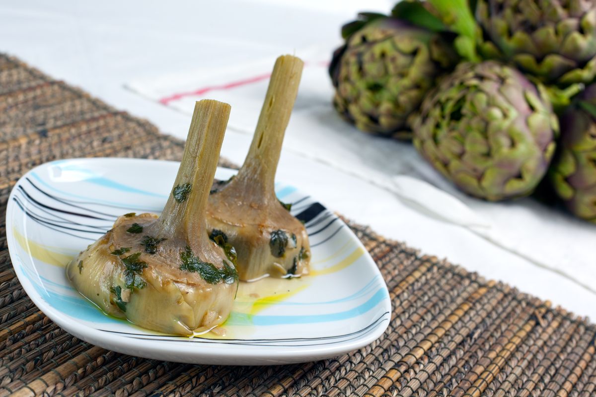 pressure cooker artichokes