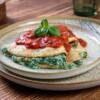 crepes ricotta e spinaci al sugo