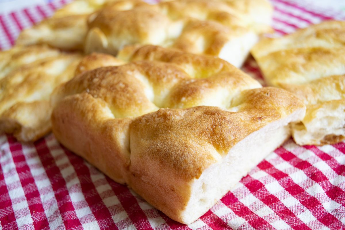 focaccia with milk