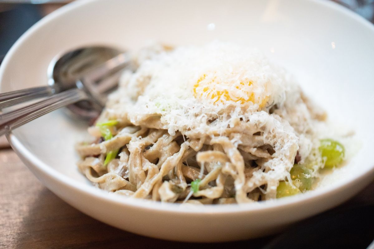 pasta with artichoke cream