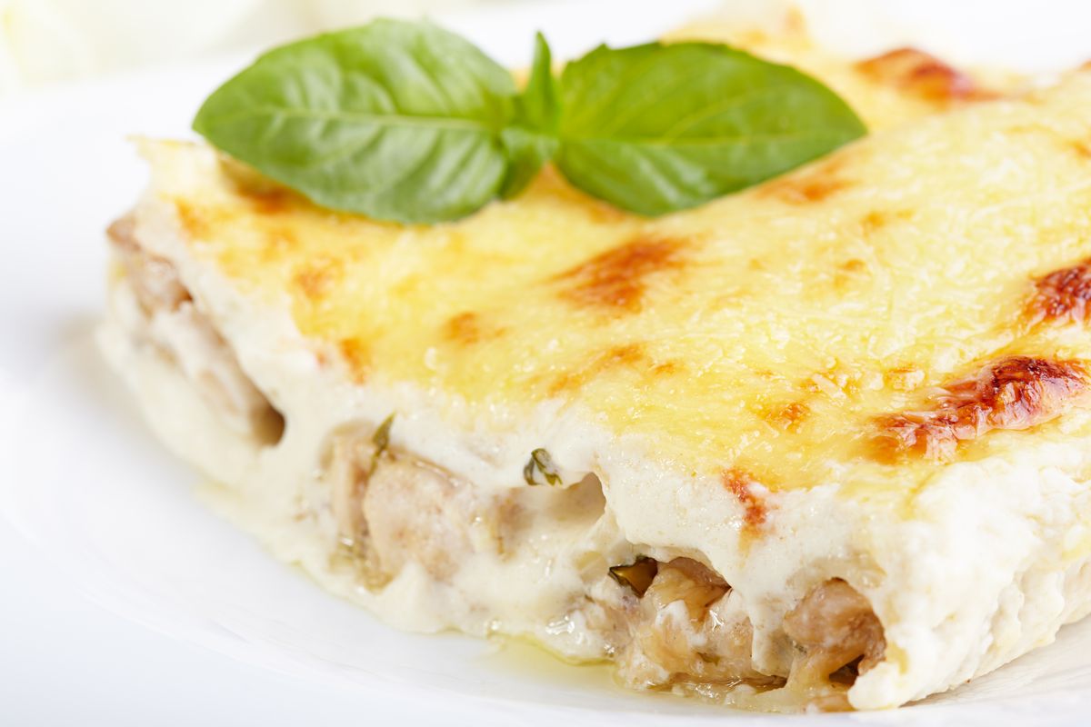 Cannelloni with mushrooms