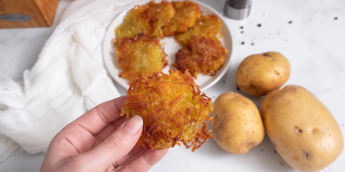 Crispy potato rosti