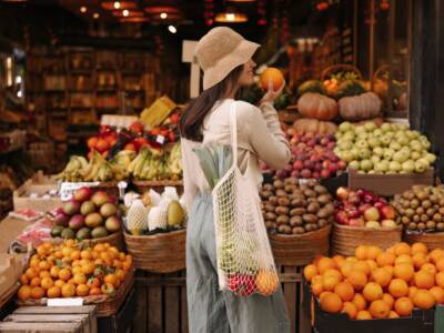 Supermercato frutta e verdura