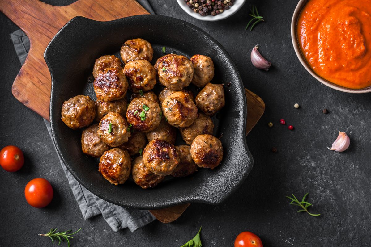 polpette in friggitrice ad aria