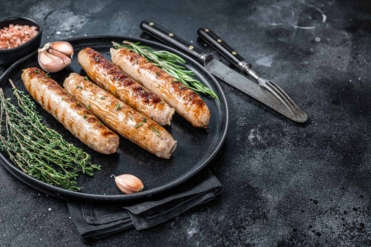 Sausages in air fryer