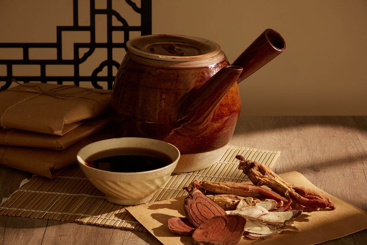 herbal tea of ​​Buddhist monks