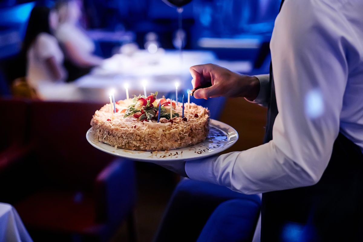 torta fatta in casa al ristorante