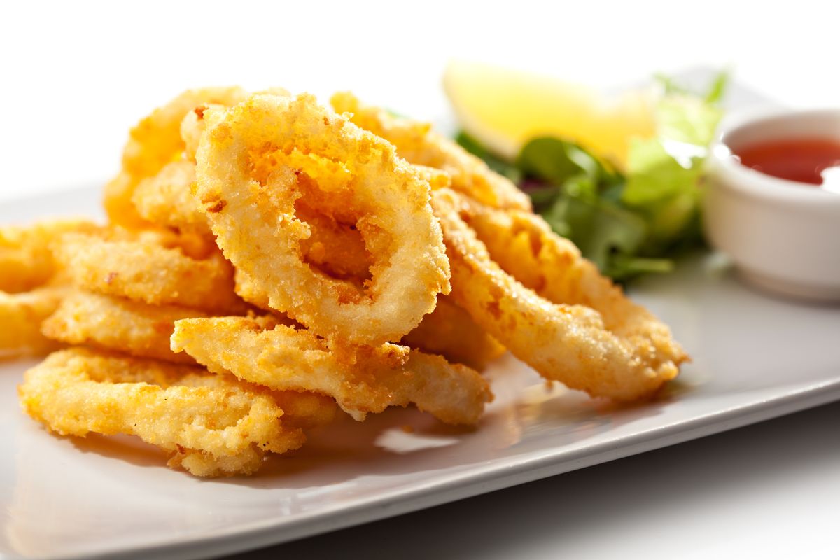 CALAMARI RIPIENI CON PATATE IN FRIGGITRICE AD ARIA /AIGOSTAR