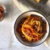 Pasta all’amatriciana con foto e video per prepararla