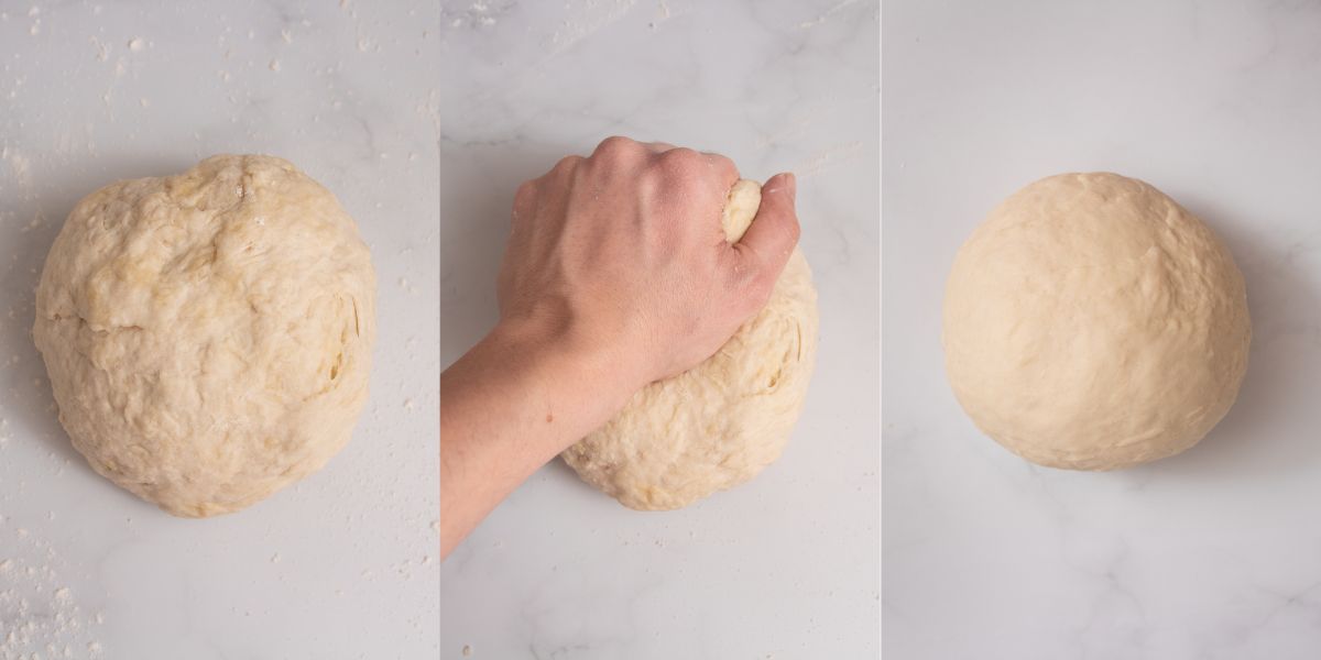 Knead until you get a smooth and homogeneous dough