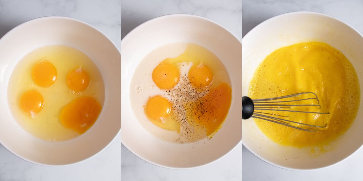 Make egg mixture