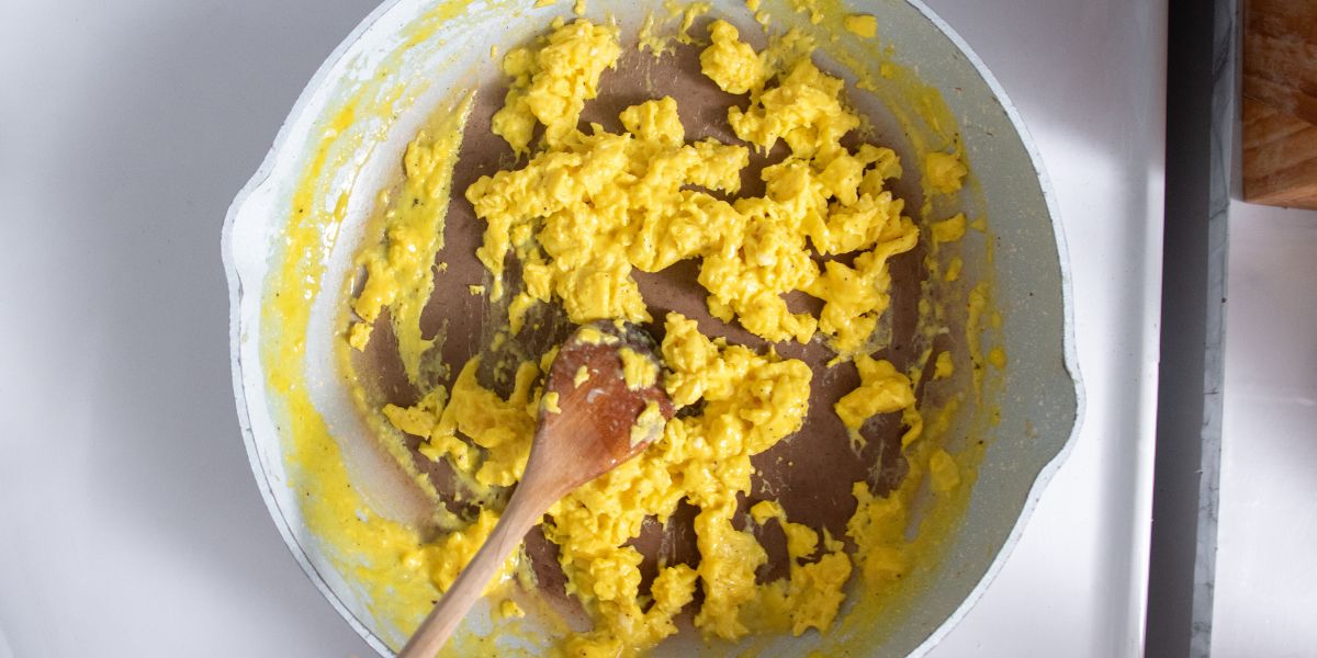 Scramble the eggs