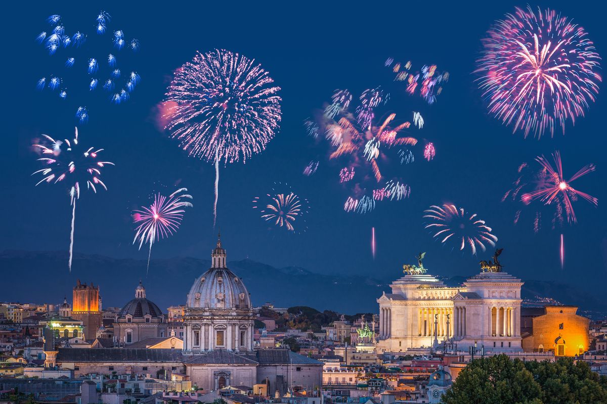 capodanno roma fuochi artificio