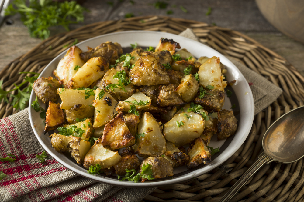 Artichokes and potatoes