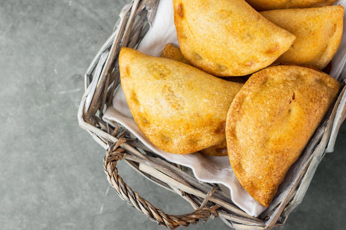 panzerotti in an air fryer