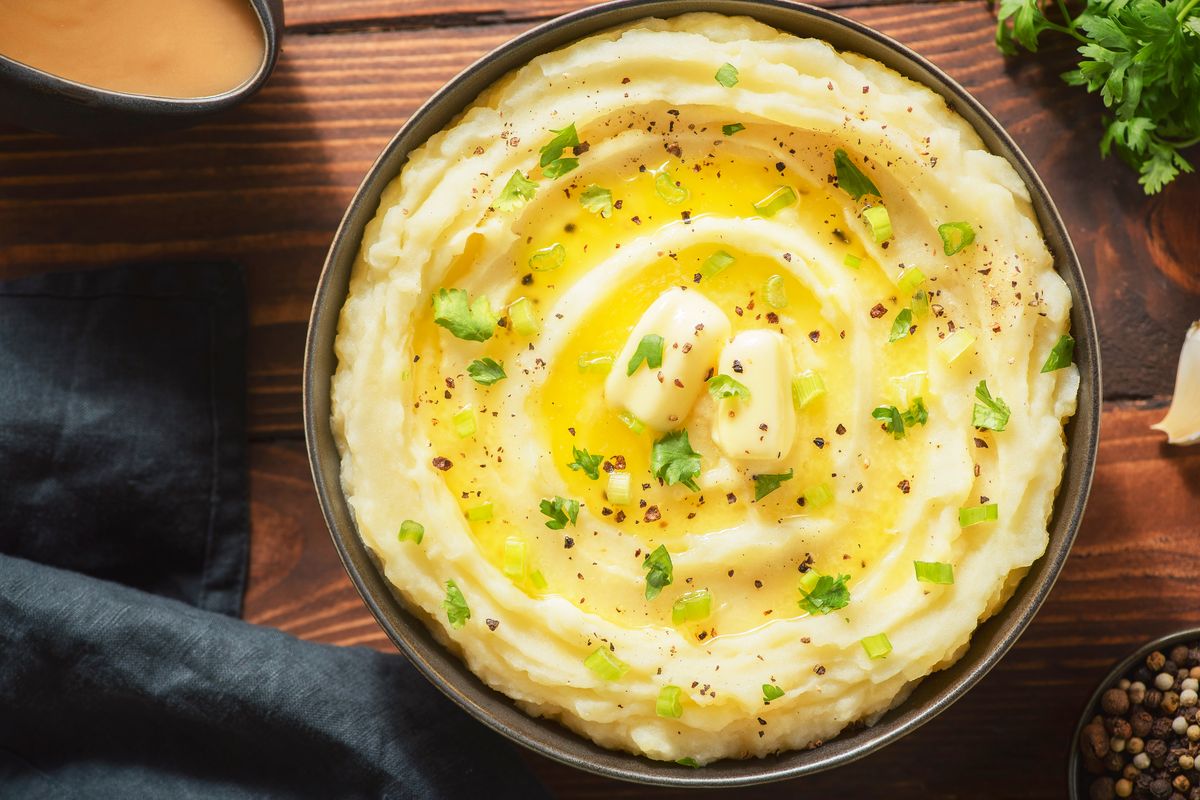 mashed potatoes in the Instant Pot