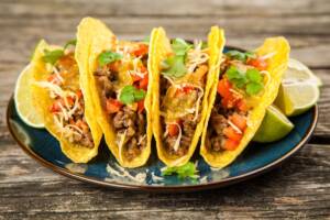 Tacos con carne
