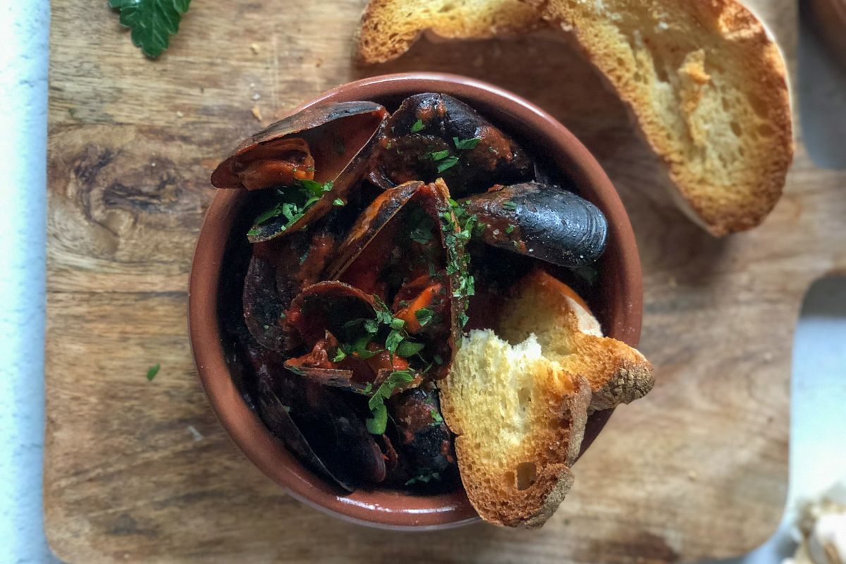 Mussels Taranto style