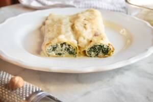 Crespelle ricotta e spinaci